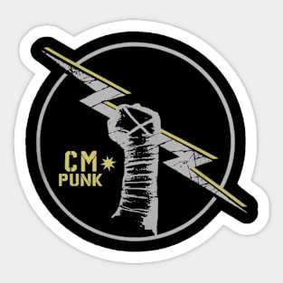 CM Punk Lightning Sticker